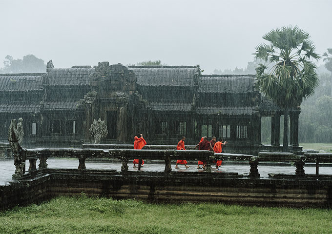 雨季的吴哥古迹