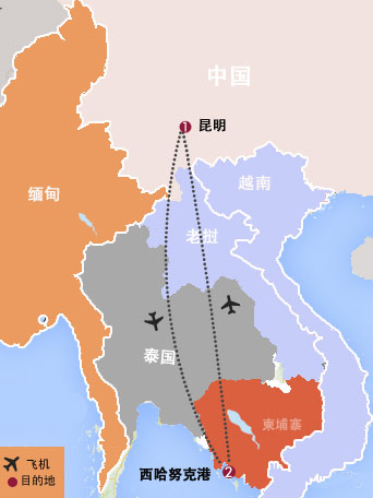 昆明直飞西港4晚5天全景西港之任性游