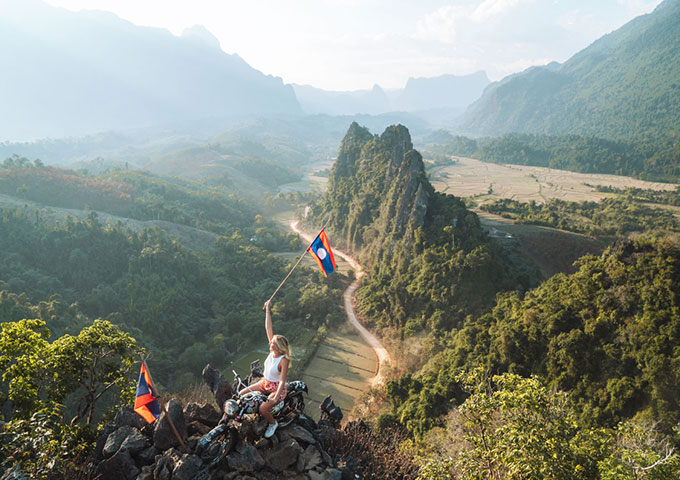摩托山顶