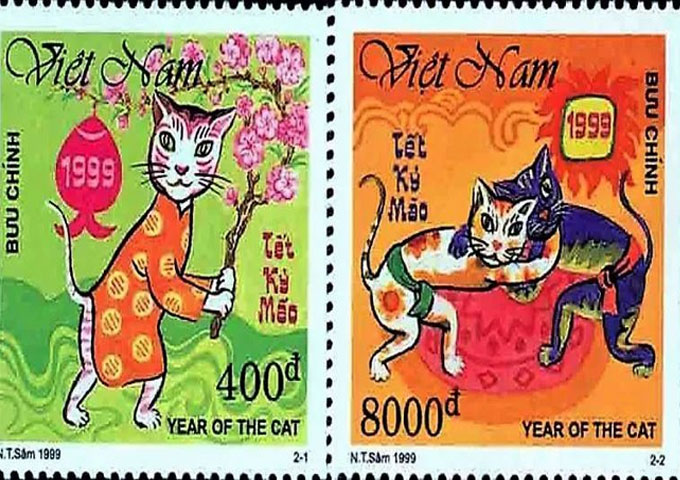 越南猫年邮票